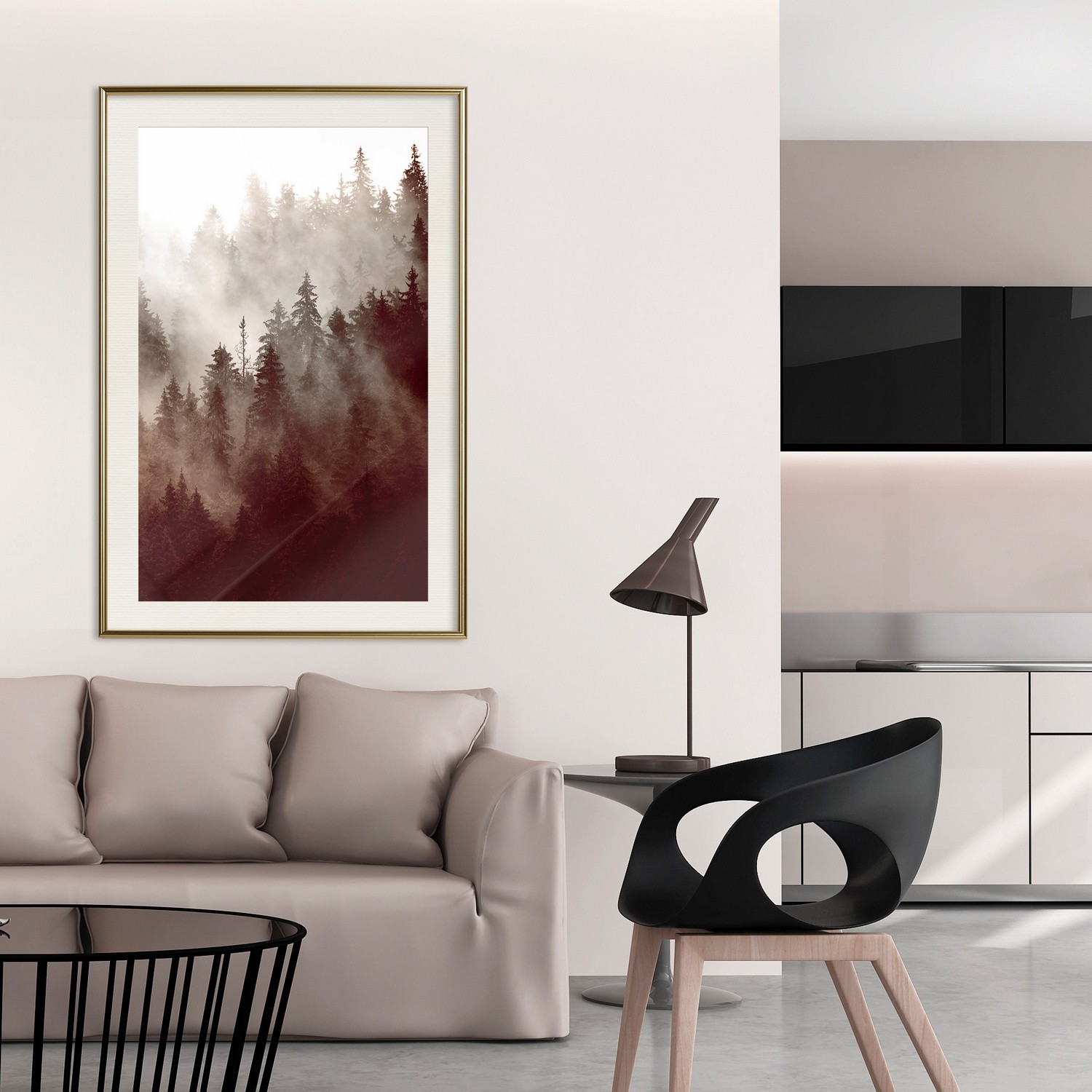 Poster Artgeist Affisch Brown Forest