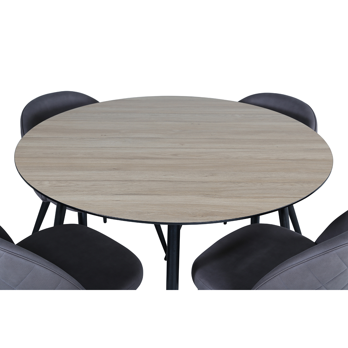 Matgrupp Venture Home Silvia med 4 Valentina Stitcthes Stolar Mikrofiber