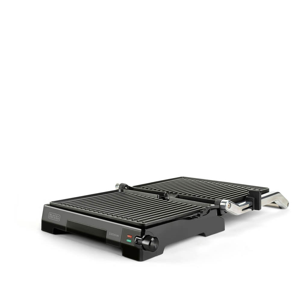 Bordsgrill BLACK+DECKER Temp Control 2200W Borstat stål