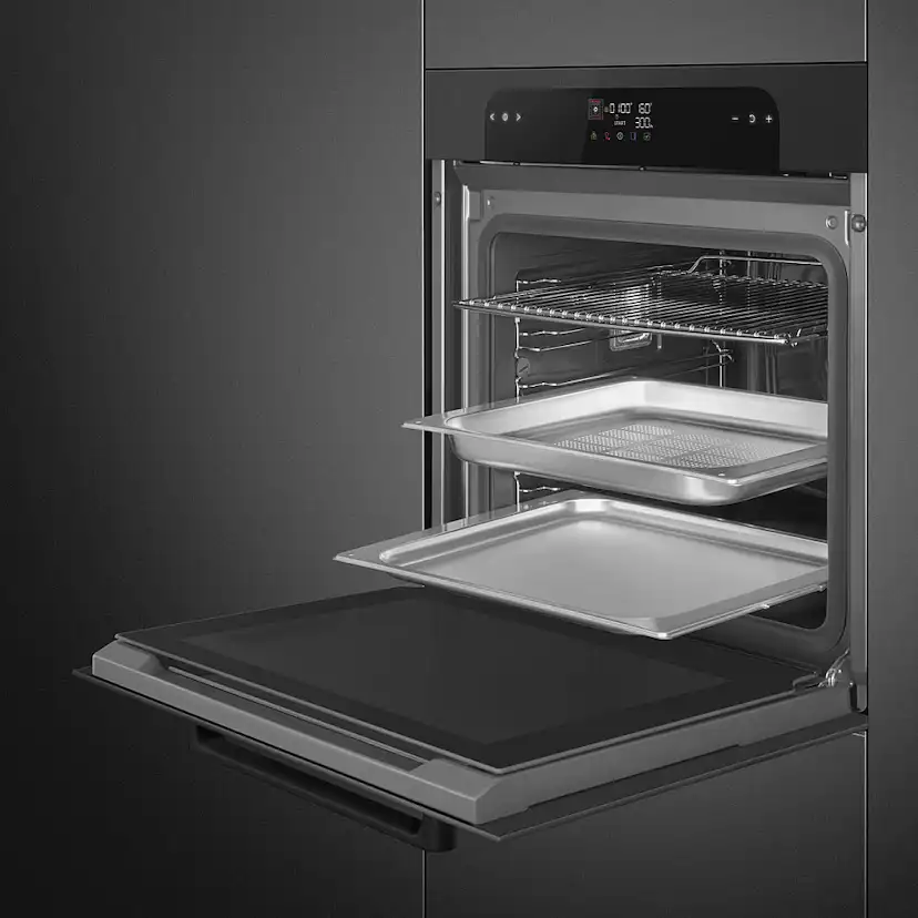 Kombiugn Smeg SO6202S3PB med Sous vide och ångfunktion Svart 60 cm