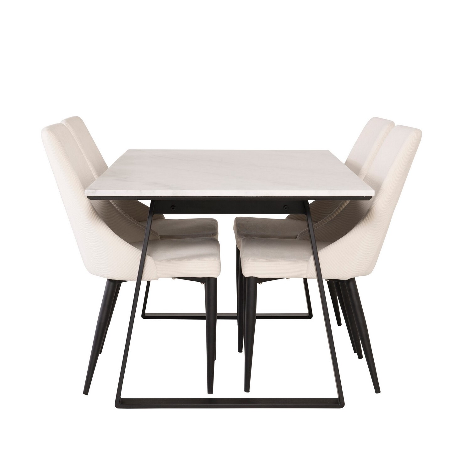 Matgrupp Venture Home Estelle med 4st Leone Stolar