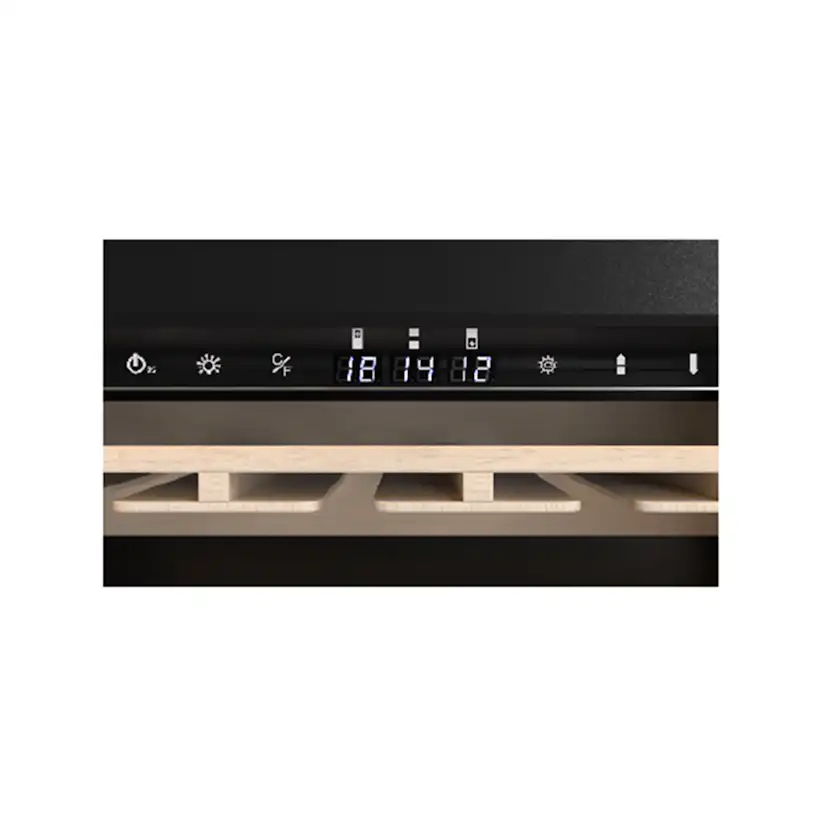 Vinkyl Thermex Winemex 145 Svart LED-Belysning 145 Flaskor 3 Zoner