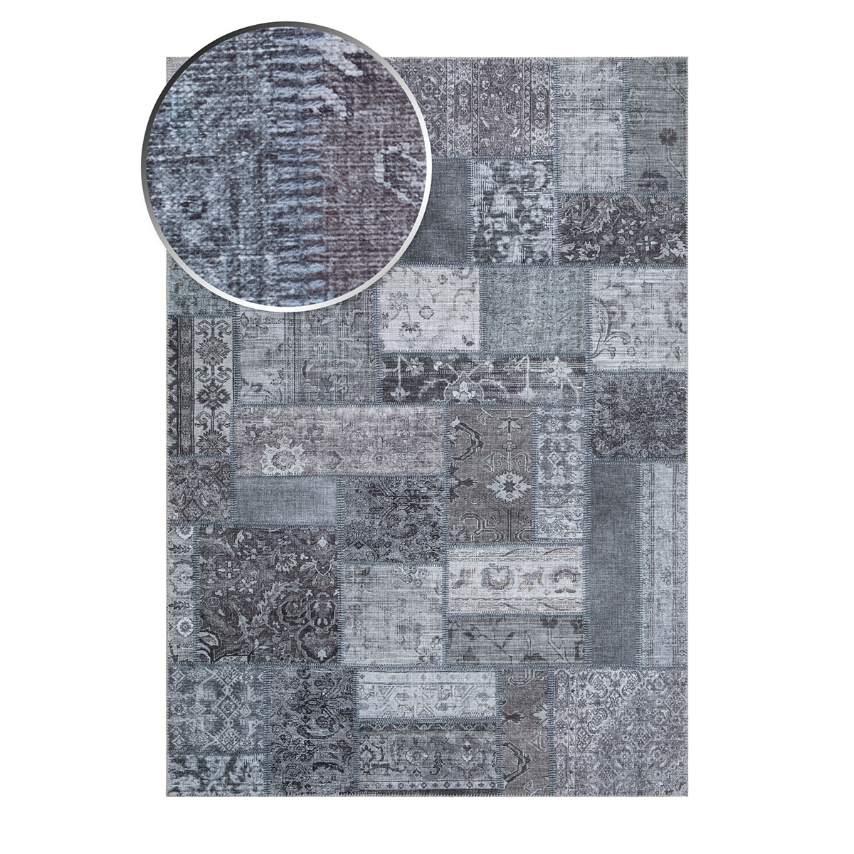 Tryckmatta KM Carpets Patchwork