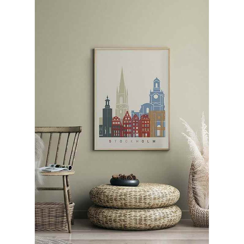 Poster Gallerix Stockholm Landmarks