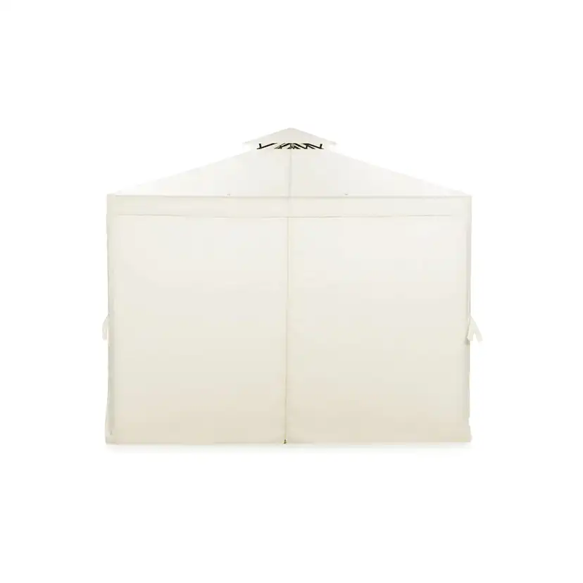 Paviljong Comfort Garden Bermuda komplett paviljong inkl tak och väggar 3x4m - Offwhite