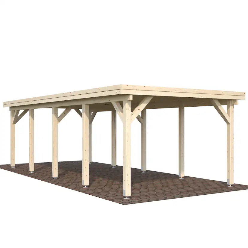 Carport Karl 23,1 m2 Obehandlad