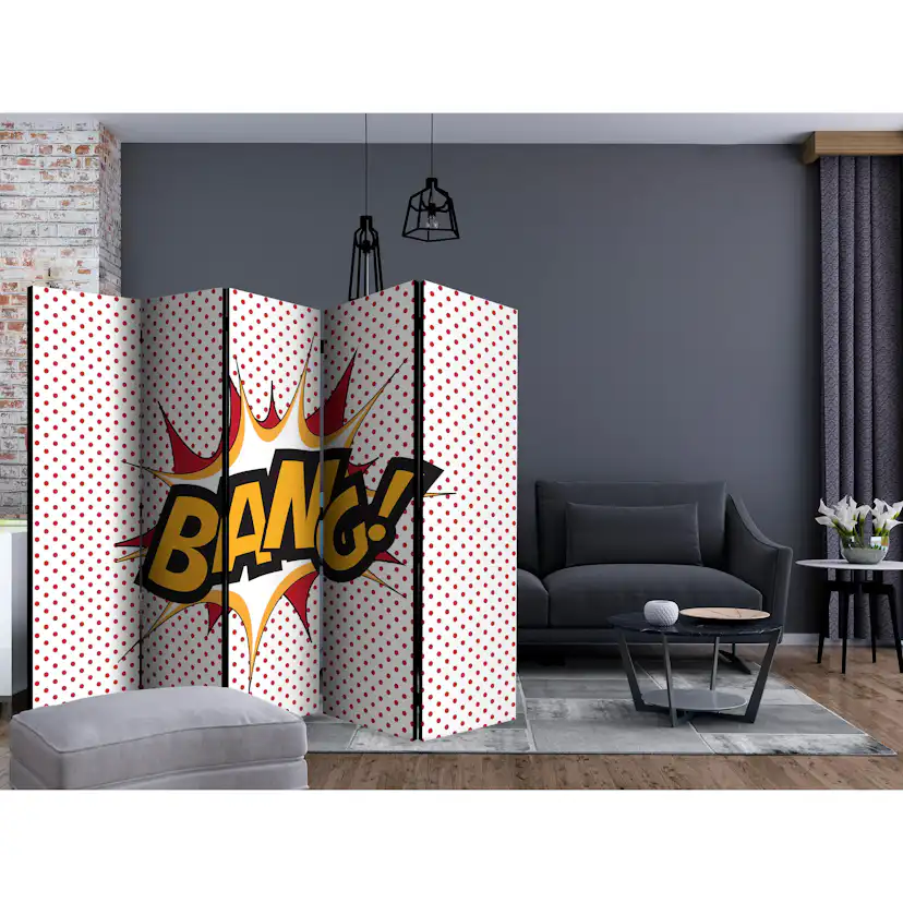 Rumsavdelare Skärmvägg Arkiio BANG! II 225x172 cm