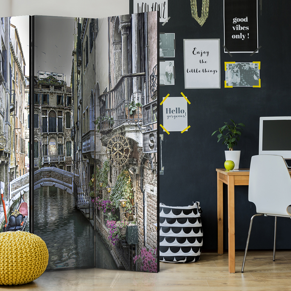 Rumsavdelare Skärmvägg Arkiio Romantic Venice 135x172 cm