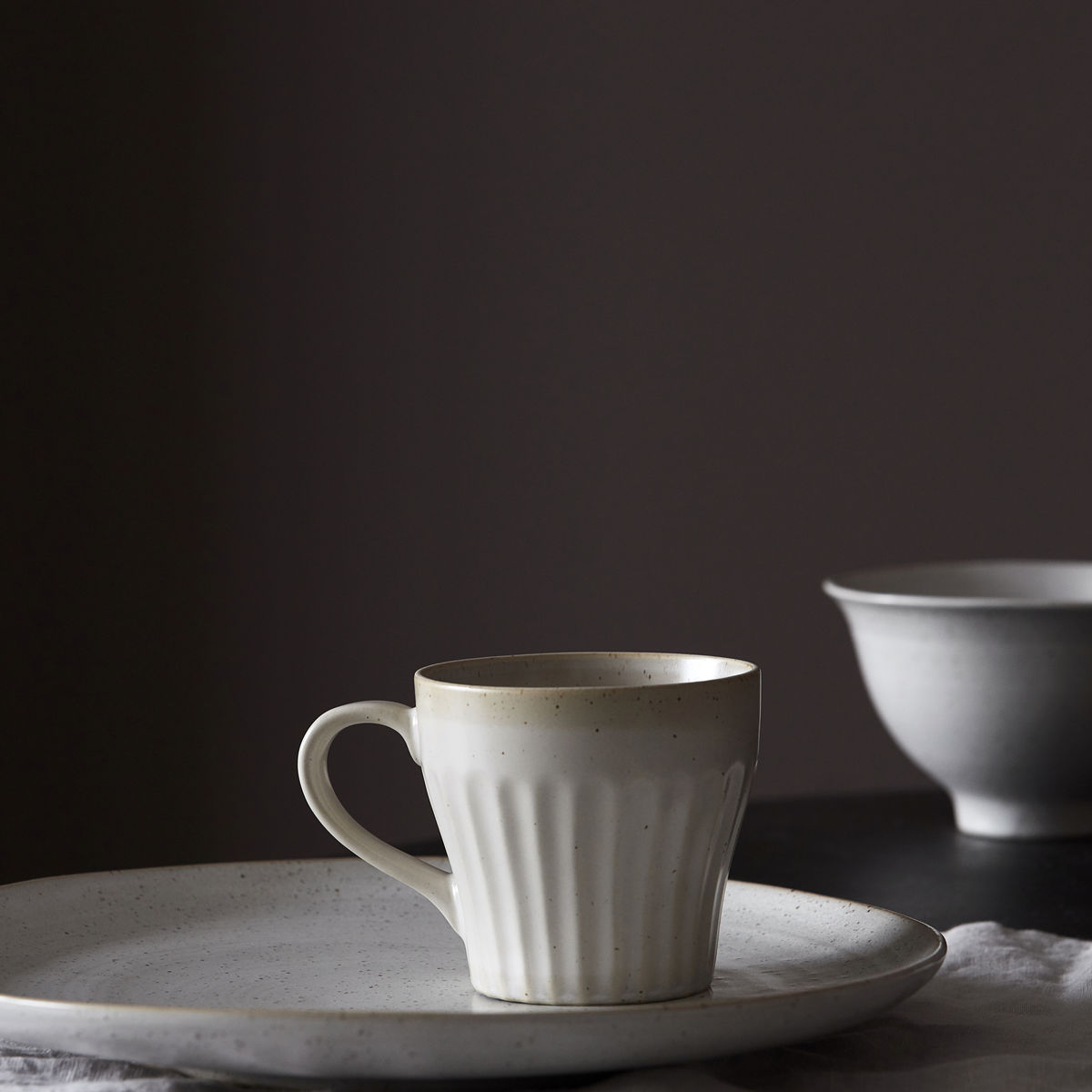 Berica kopp med handtag Beige