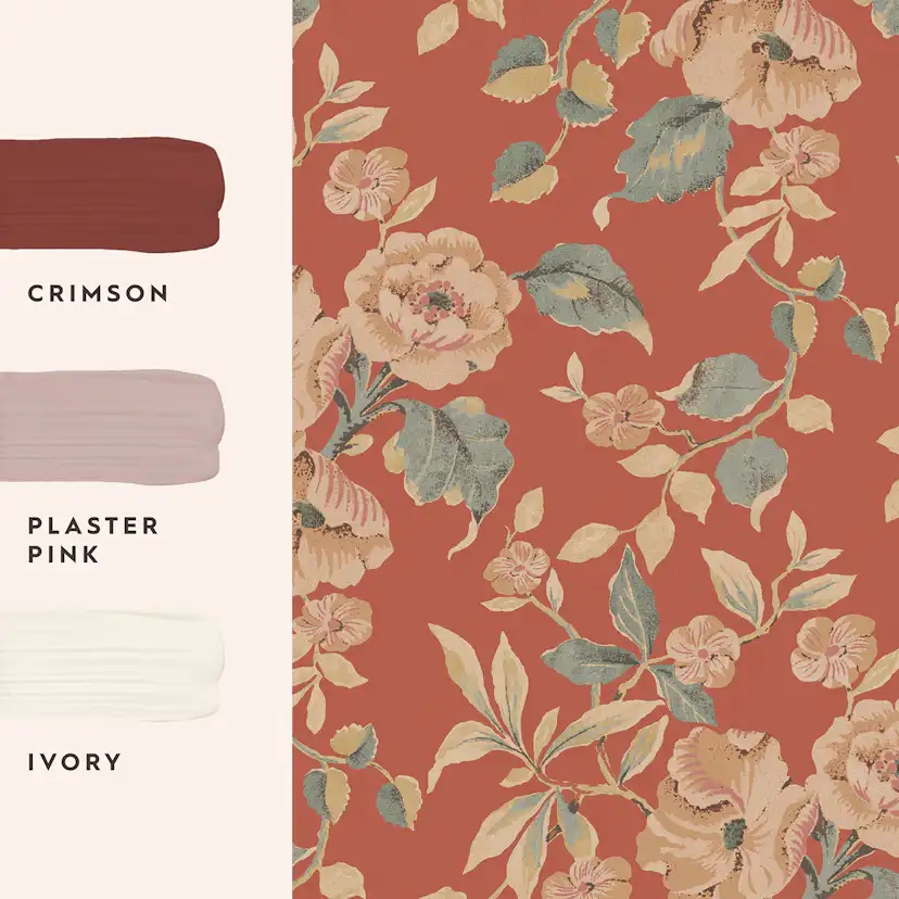 Tapet Laura Ashley Alyworth Trail Brun