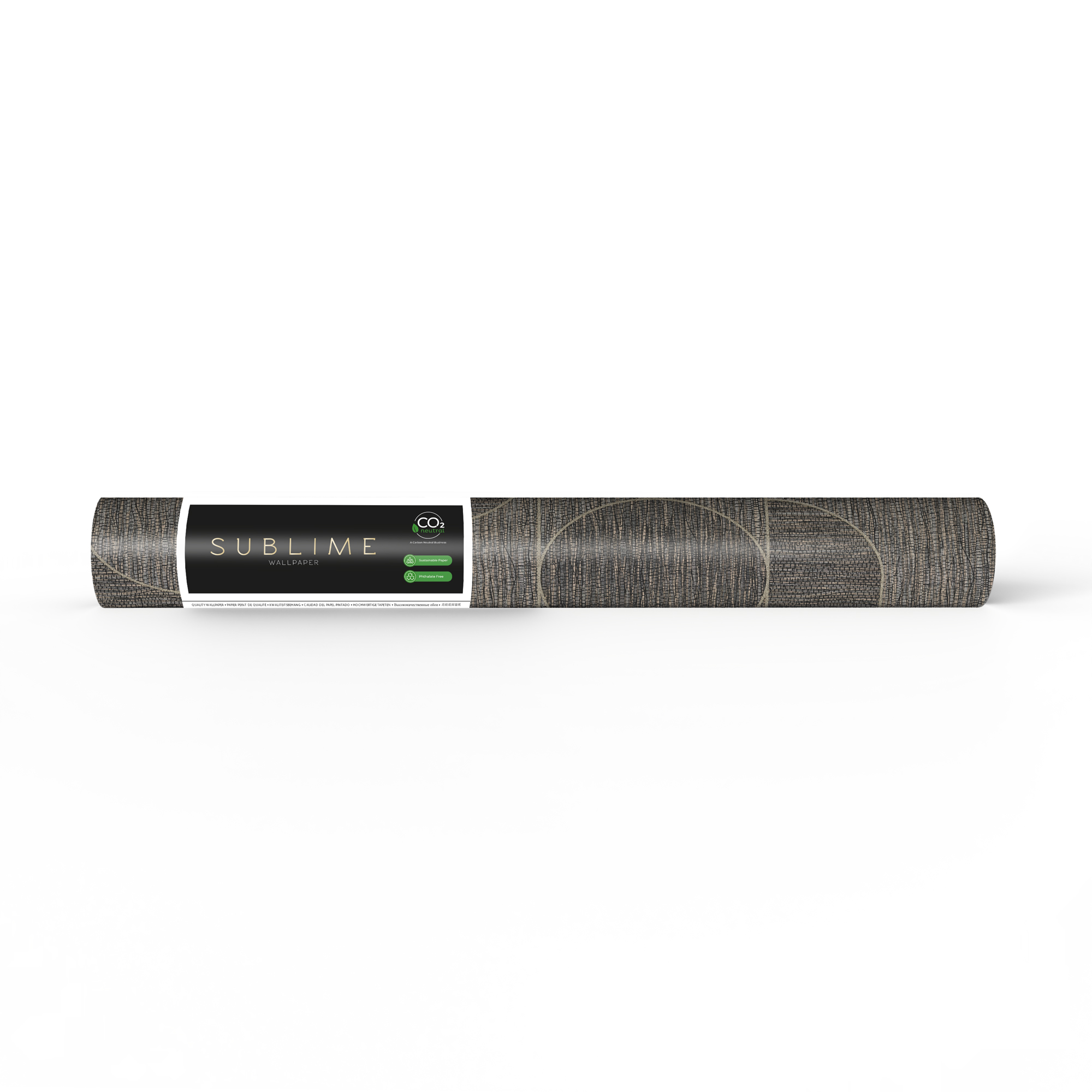 Tapet Sublime Geometrisk Grasscloth Brun 121129