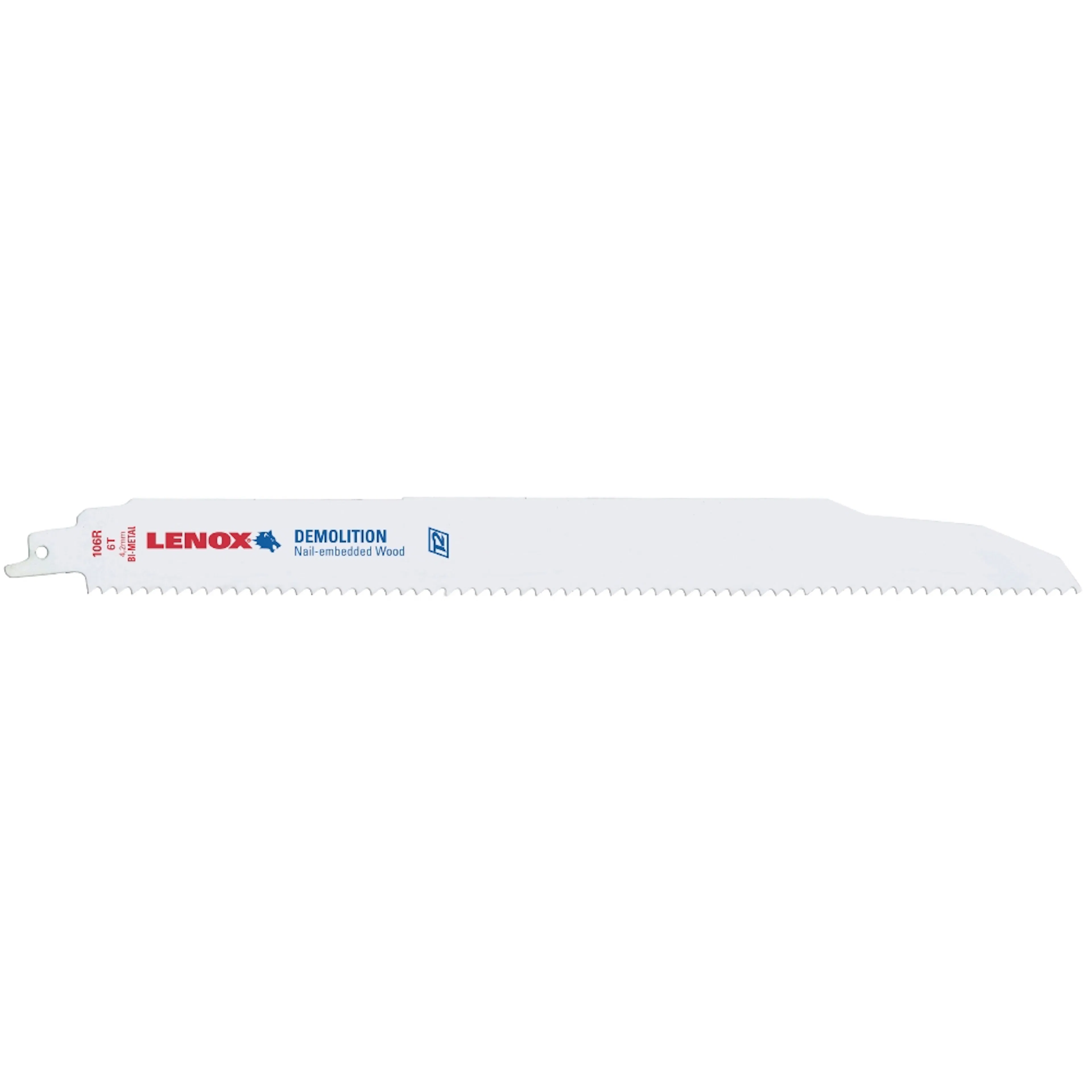 Tigersågblad Lenox 106r 300mm 6tpi 2p