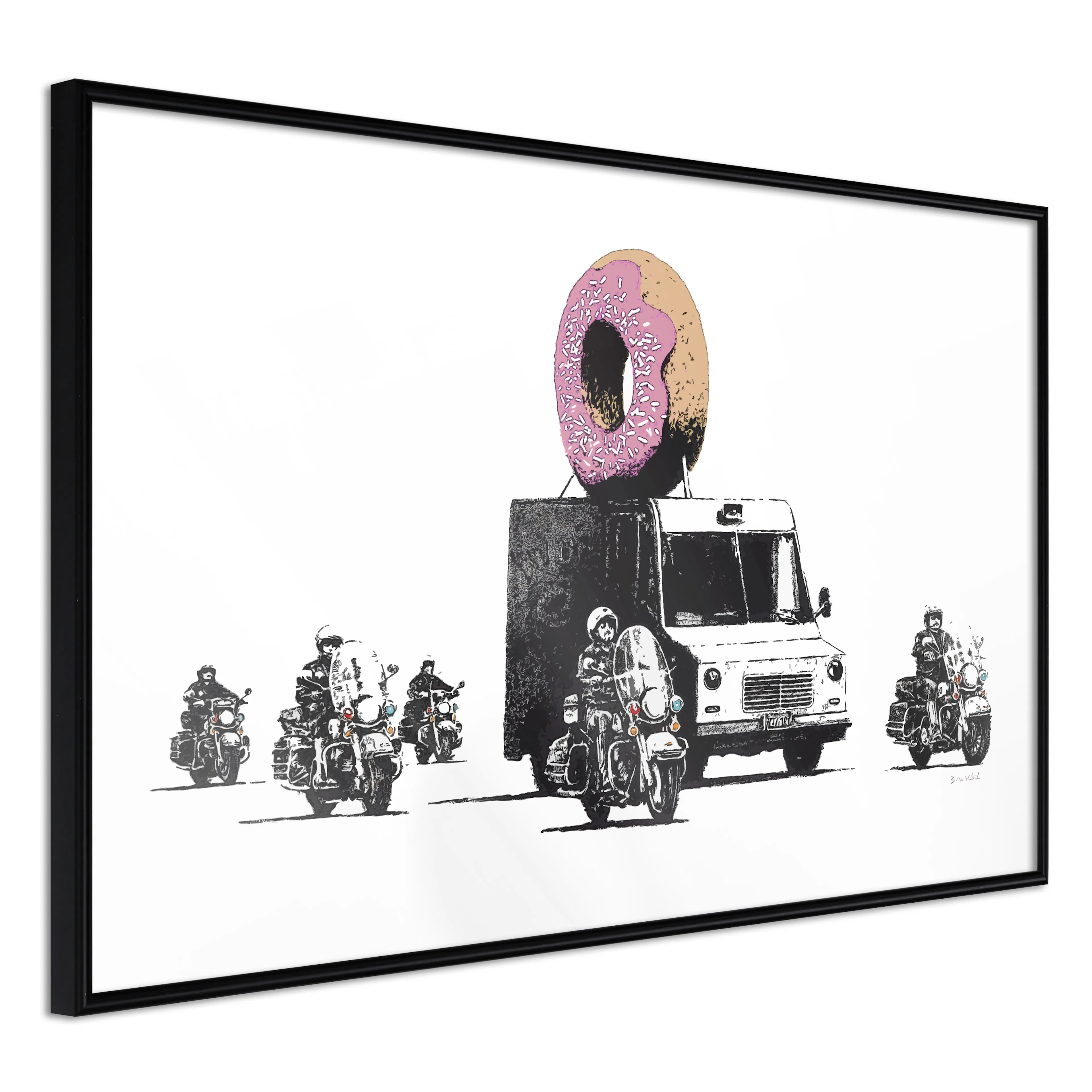 Poster Artgeist Affisch Donut Police