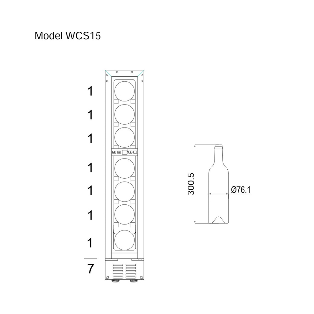 Vinkyl mQuvée 15S WCS15