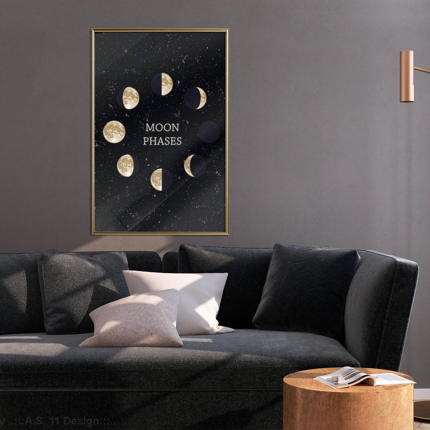 Poster Artgeist Affisch Lunar Cycle