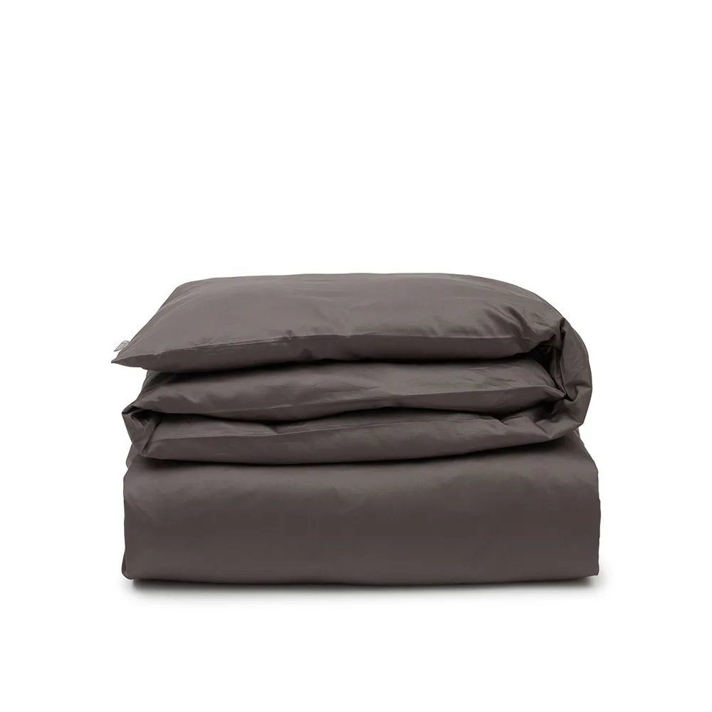Hotel Cotton Sateen påslakan 150x210 cm Charcoal Grey