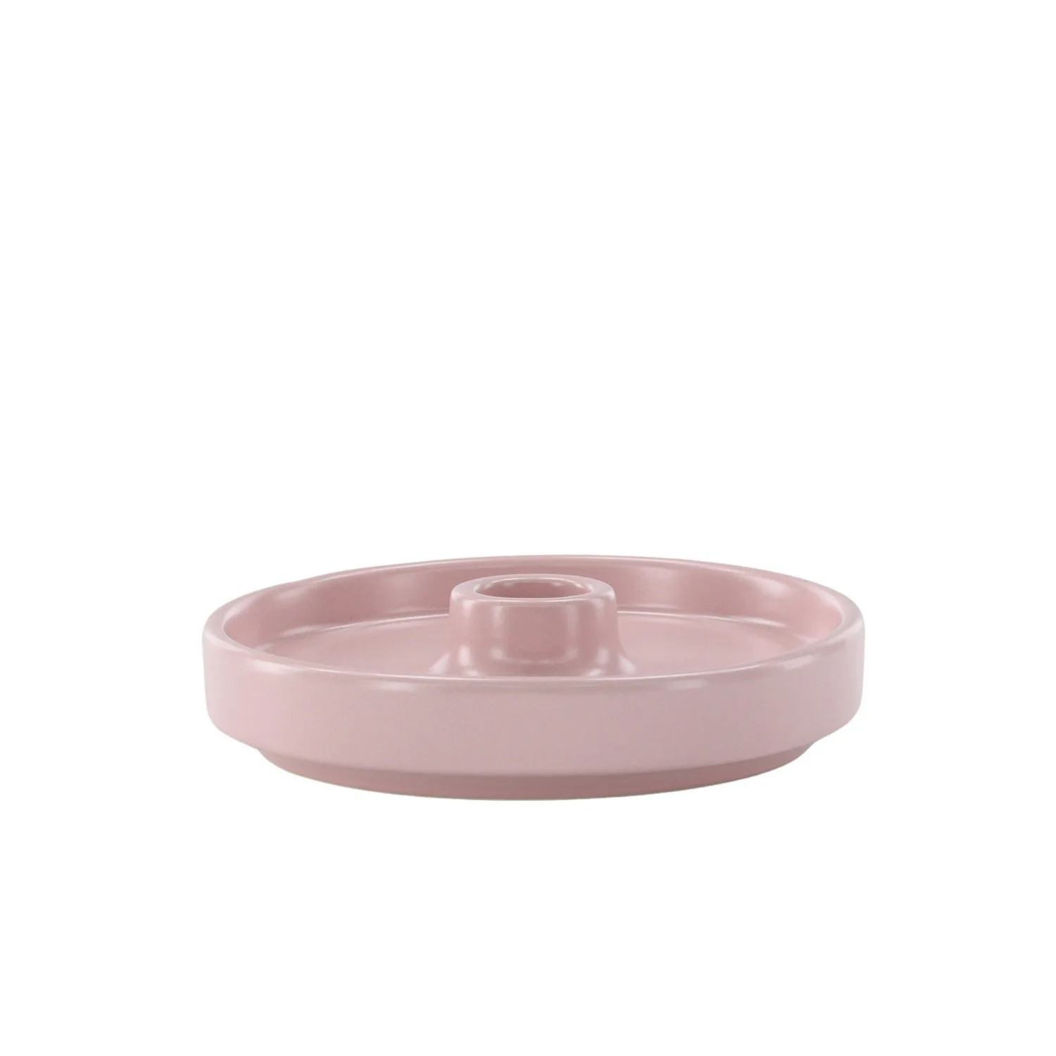 Bette Candlestick - Light Pink - W13*H4cm Ljusrosa