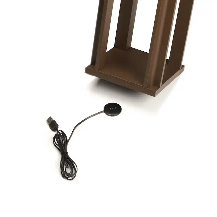 Cannes lanterna rost USB 42cm Rost
