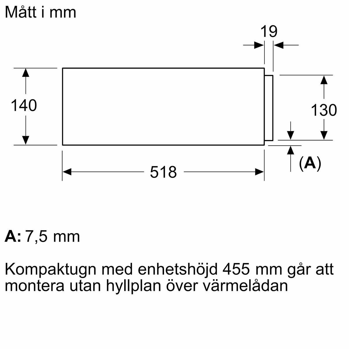 Tillbehörlåda Siemens BI710E1B1 iQ700