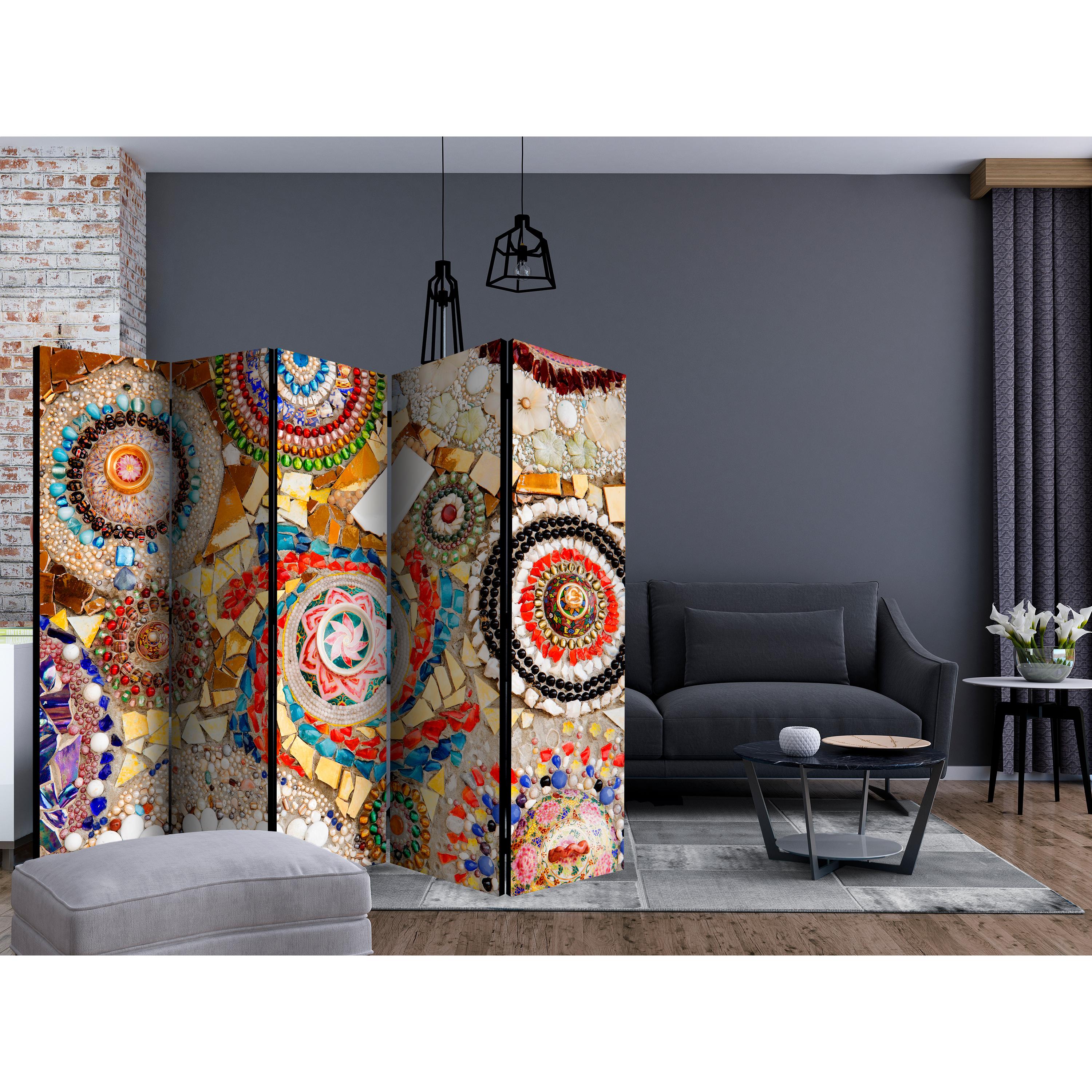 Rumsavdelare Skärmvägg Arkiio Moroccan Mosaic II 225x172 cm