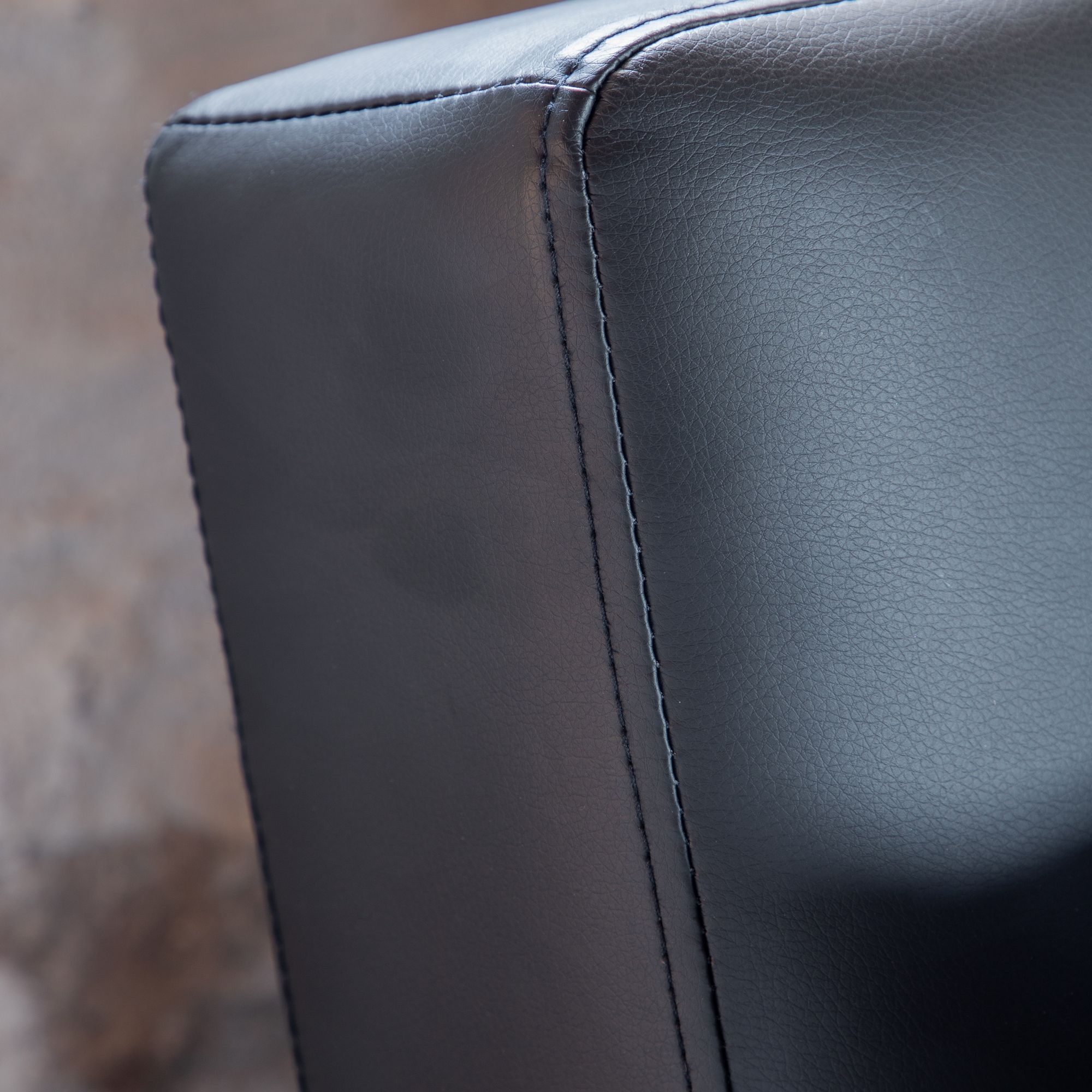 Bäddsoffa Venture Home Bodil Svart Konstläder 2-sitssoffa 180x80x55 cm 1 Sovplats