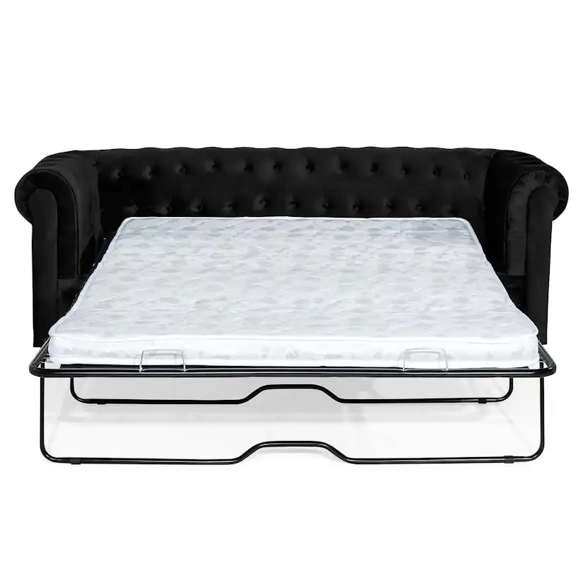 Bäddsoffa Manor House Chesterfield Lyx 3-sits Sammet