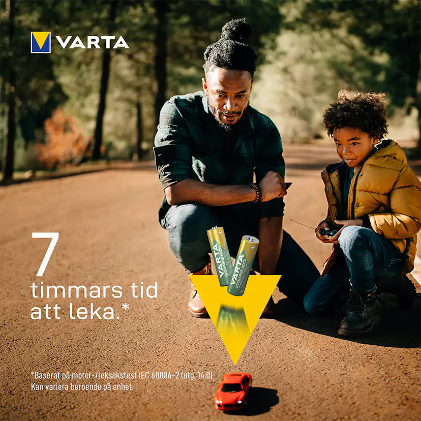 Batteri VARTA Laddningsbara Alkaliska AA 2100 mAh 4-Pack