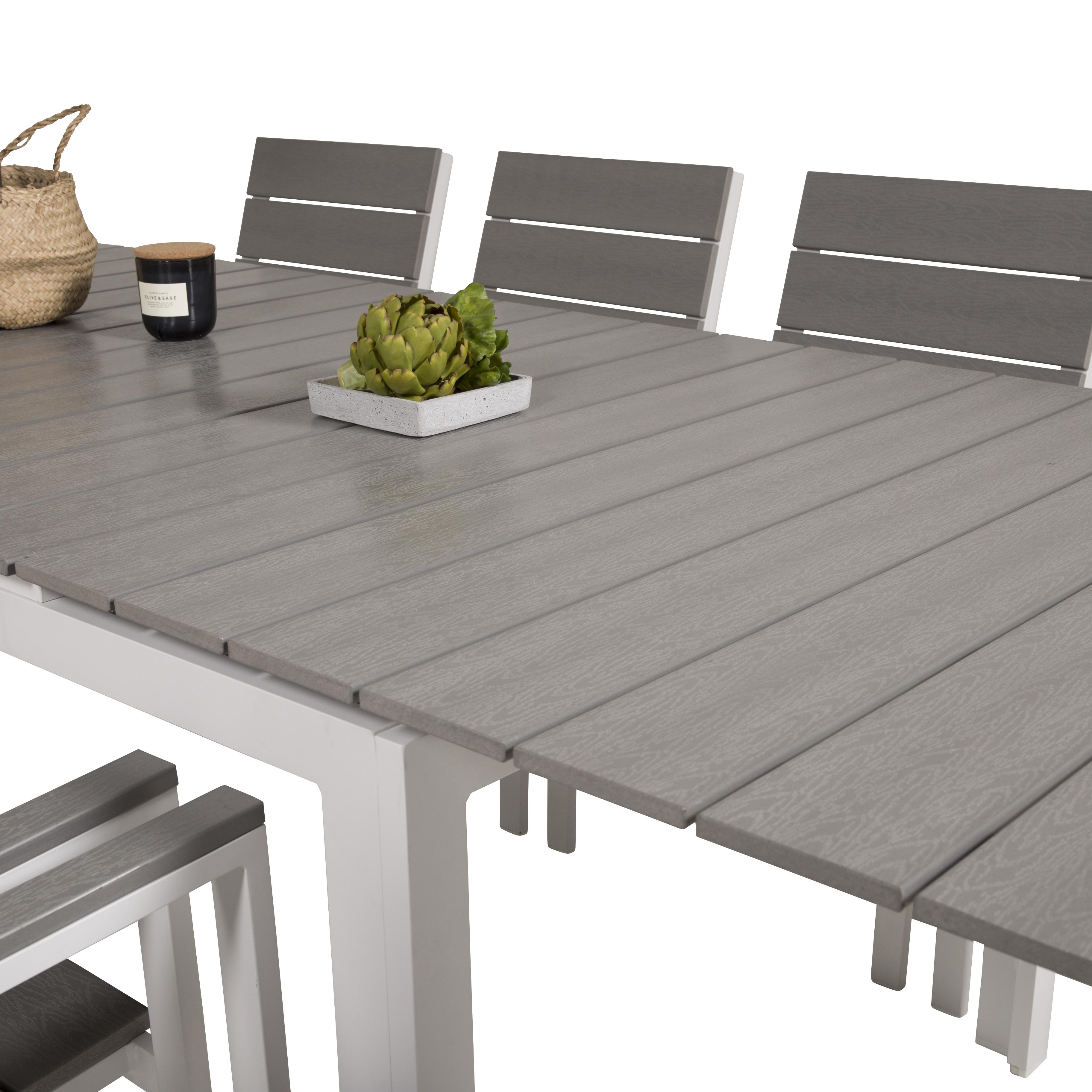 Matgrupp Venture Home Lova 160/240 med 8 Lova Stolar