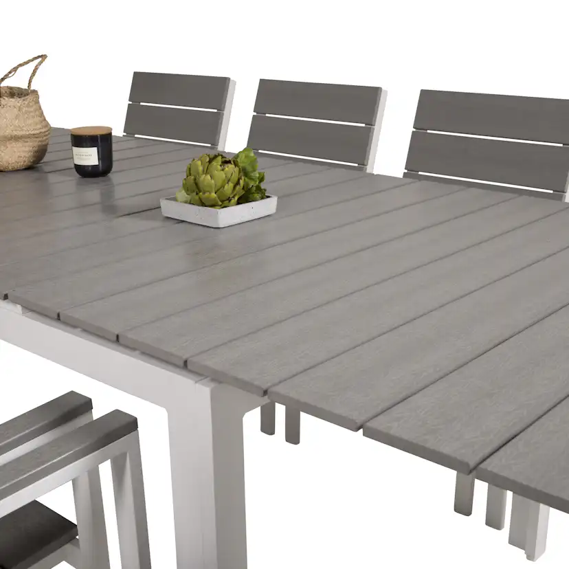 Matgrupp Venture Home Lova 160/240 med 8 Lova Stolar