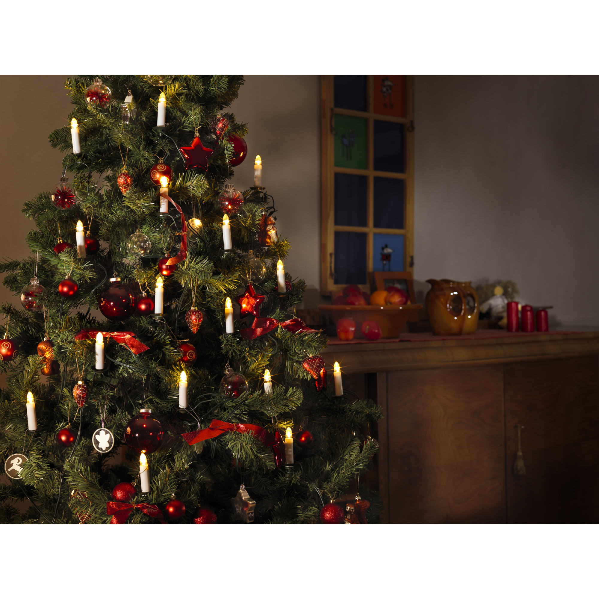 Julgransljusslinga Gnosjö Konstsmide Basic 16 ljus LED Inomhus