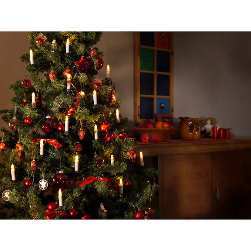 Julgransljusslinga Gnosjö Konstsmide Basic 16 ljus LED Inomhus