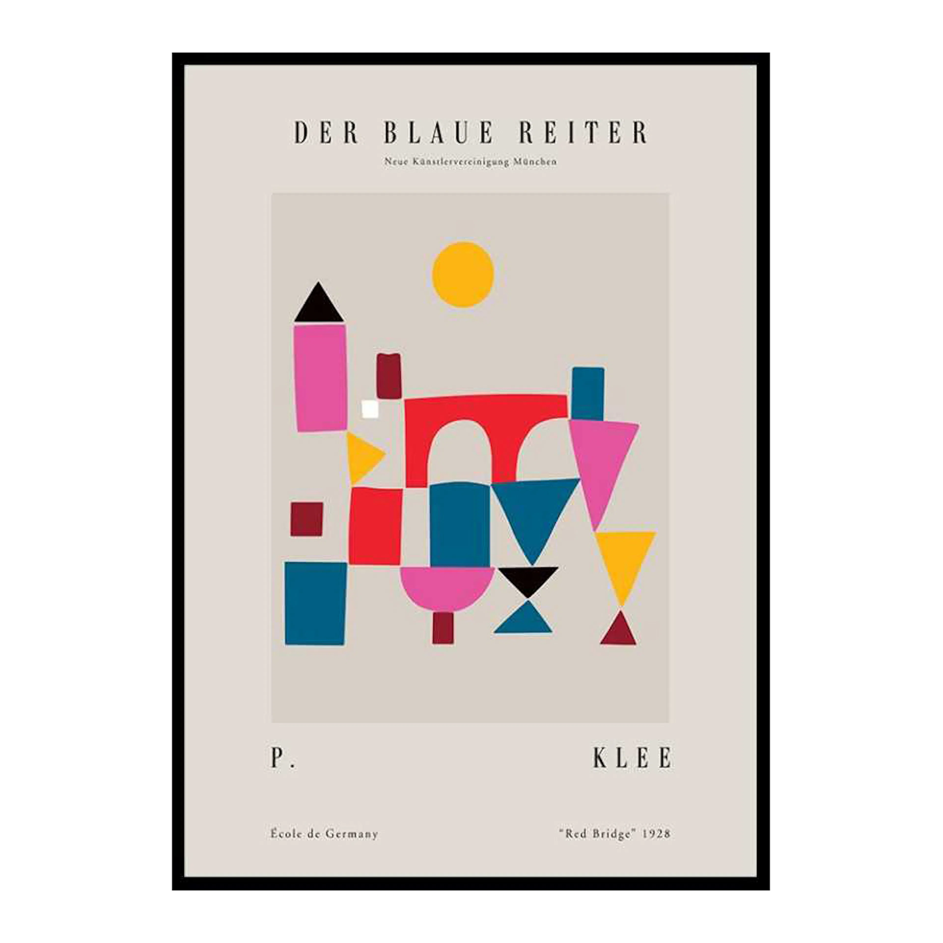 Paul Klee Blaue Reiter 50x70 cm