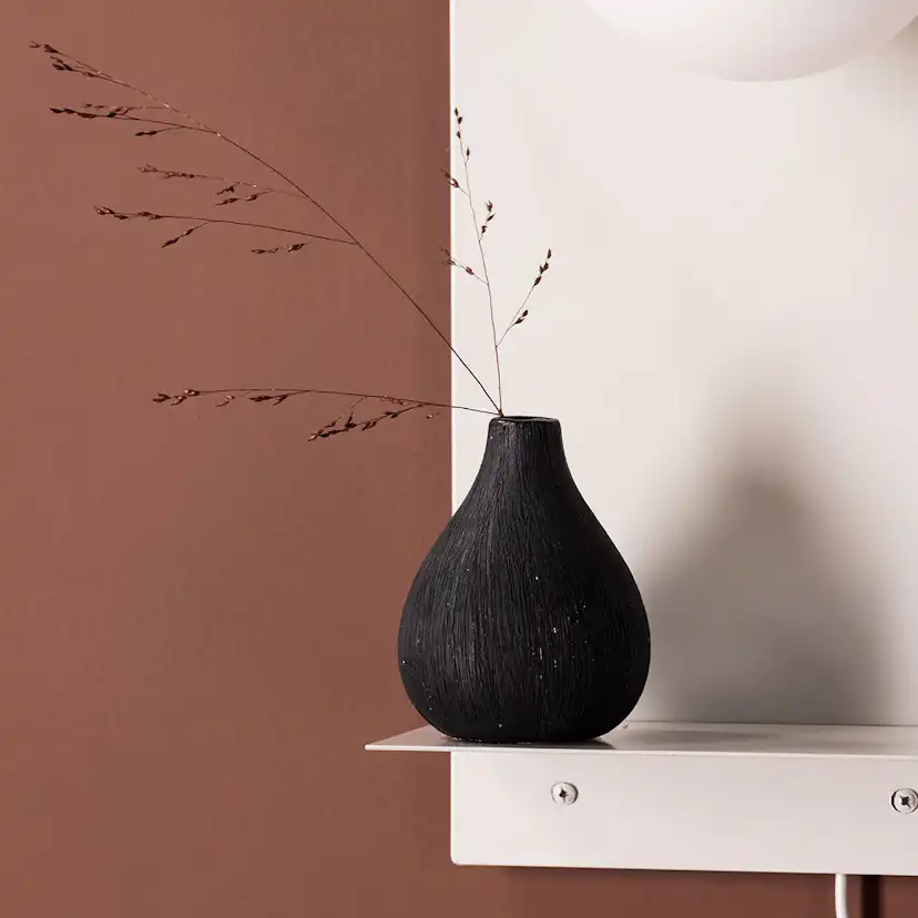 Troyes Wall Lamp - Light grey / White glass Ljusgrå/Vit
