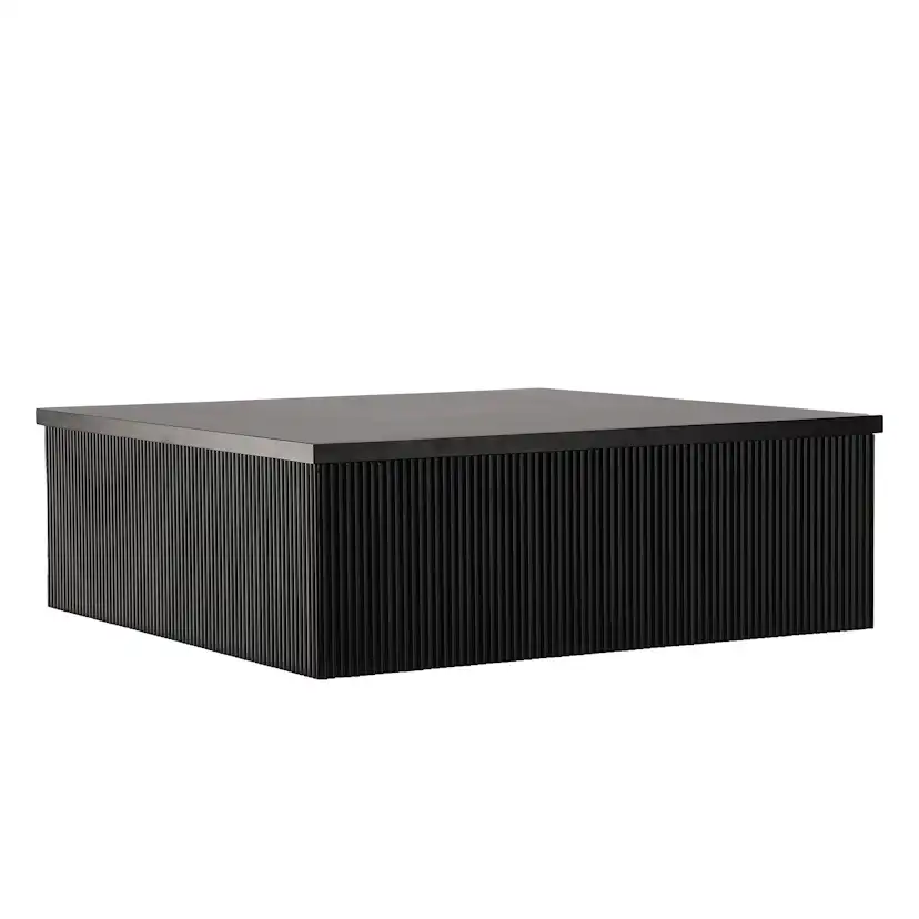 Soffbord Venture Home Lenox Svart Rektangulärt Vardagsrumsbord