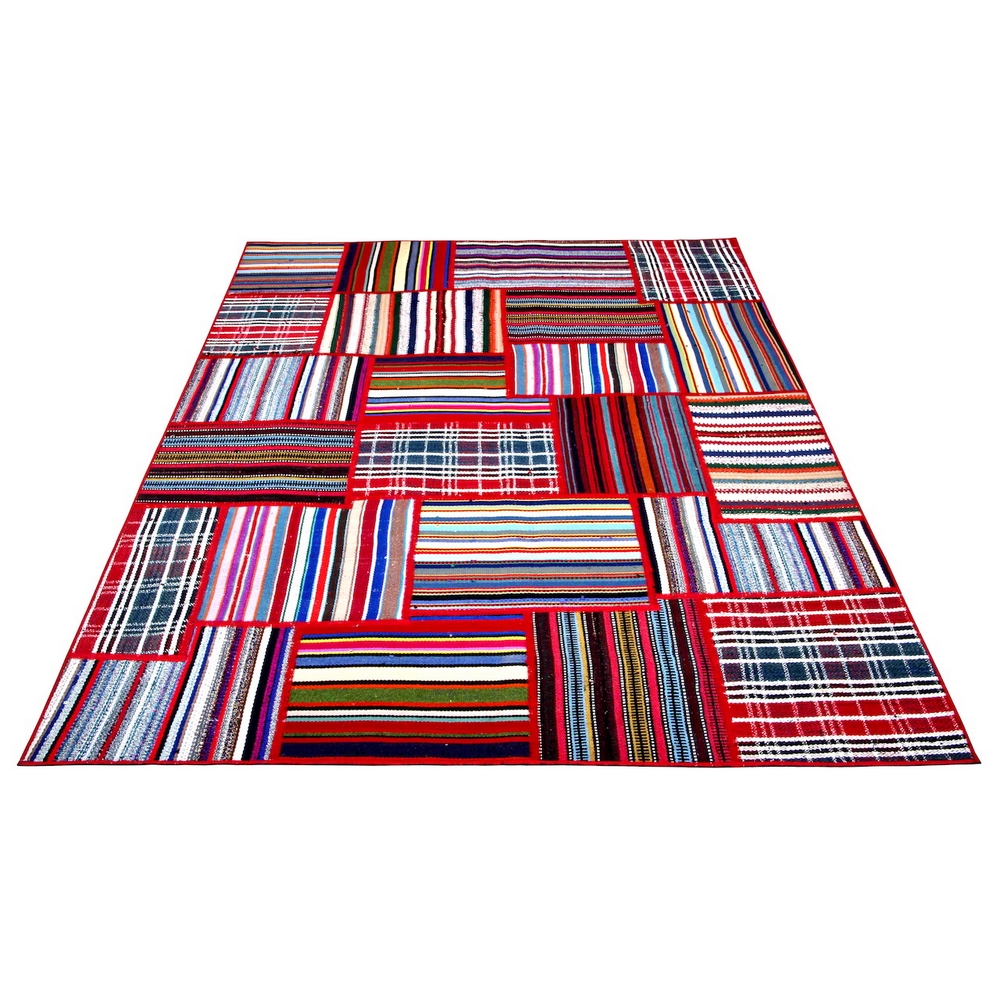 Persisk Patchworkmatta Arkiio Flerfärgad 156x206