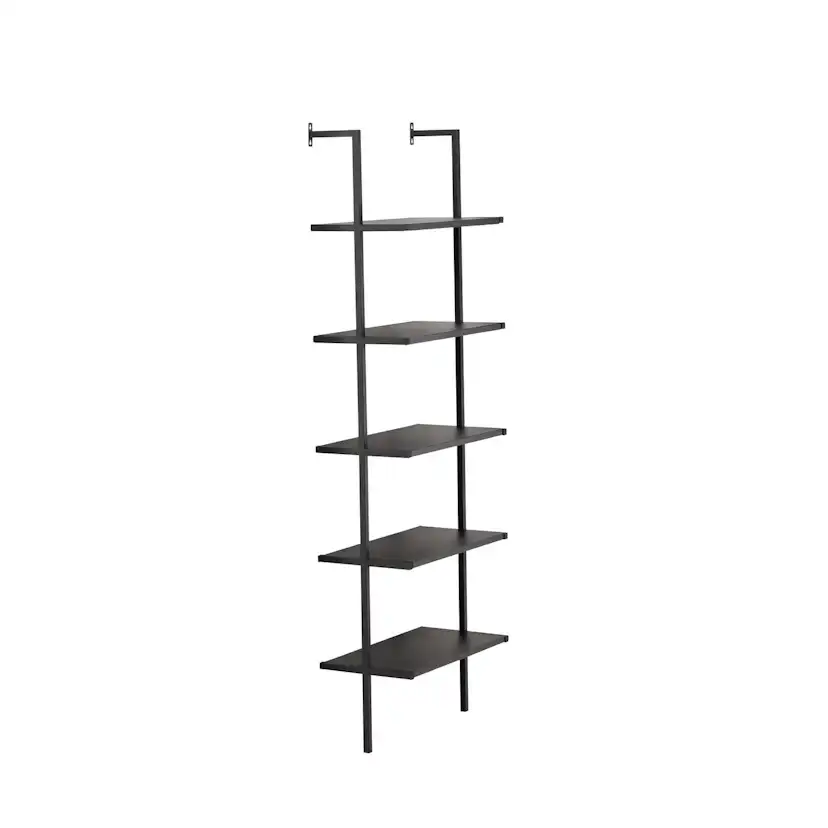 Vägghängd Hylla Venture Home Caracas i Svart Stål 183 cm