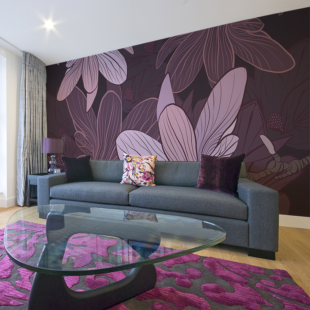 Fototapet XXL Arkiio Dreamy flowers 550x270 cm