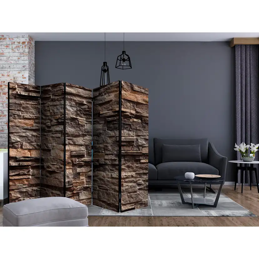 Rumsavdelare Skärmvägg Arkiio Stylish Bronze II 225x172 cm