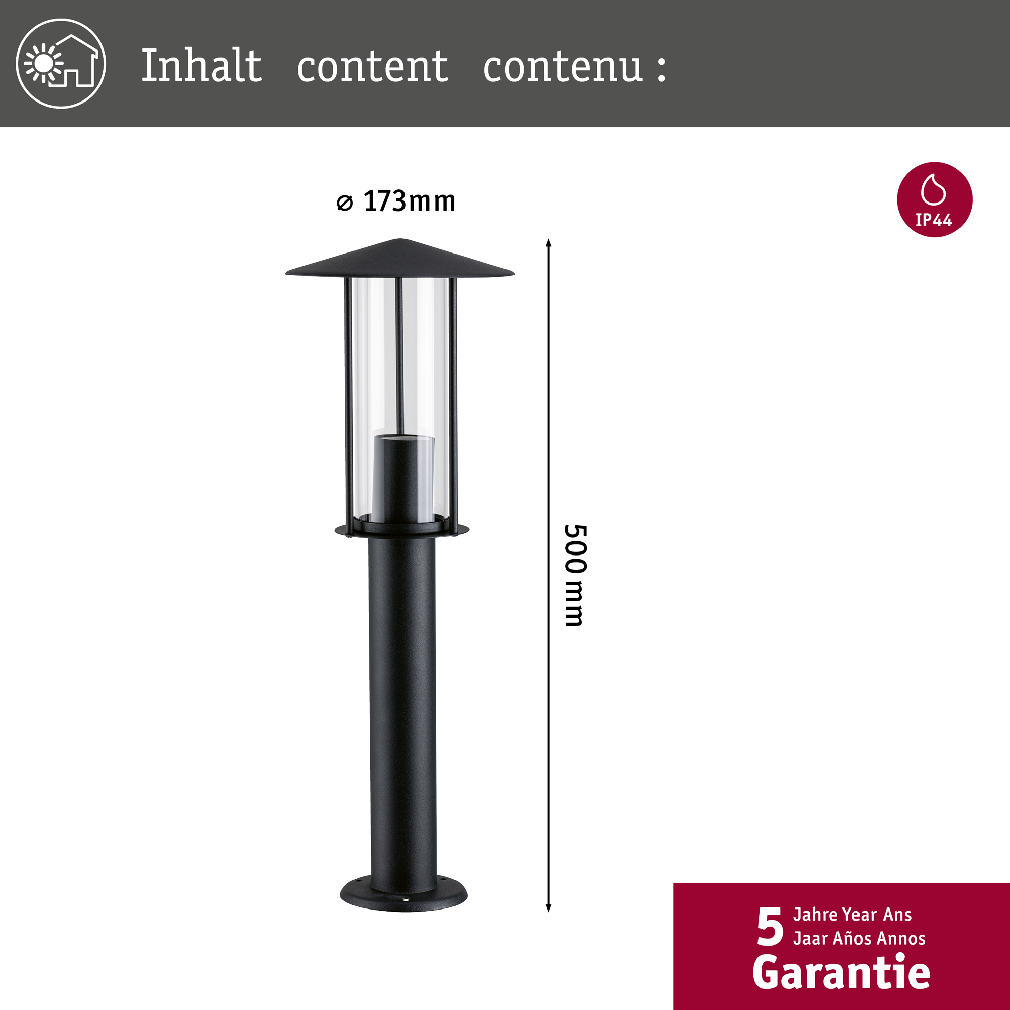 Pollare Paulmann Classic IP44 230V