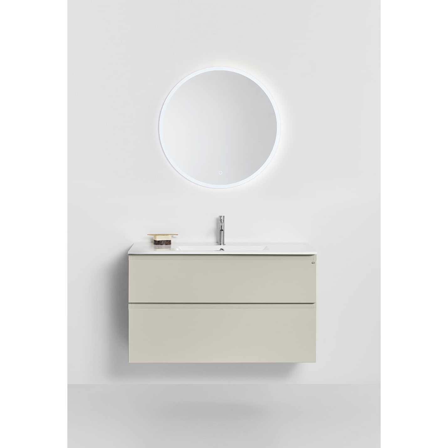 Tvättställsskåp Hafa Go Plus med Tvättställ Beige, B: 1010mm