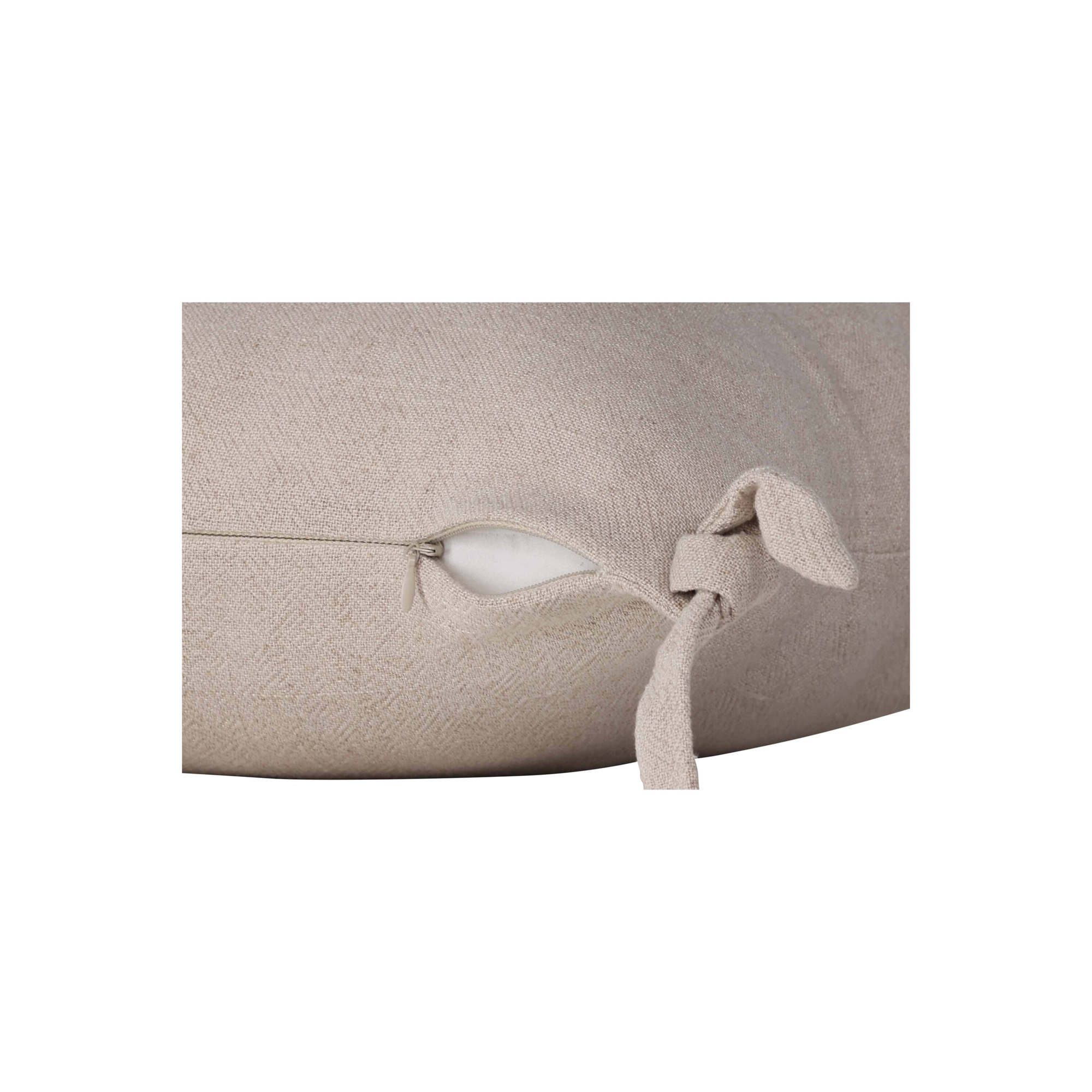 Nora Cushion Cover Linen Viscouse - Beige Beige