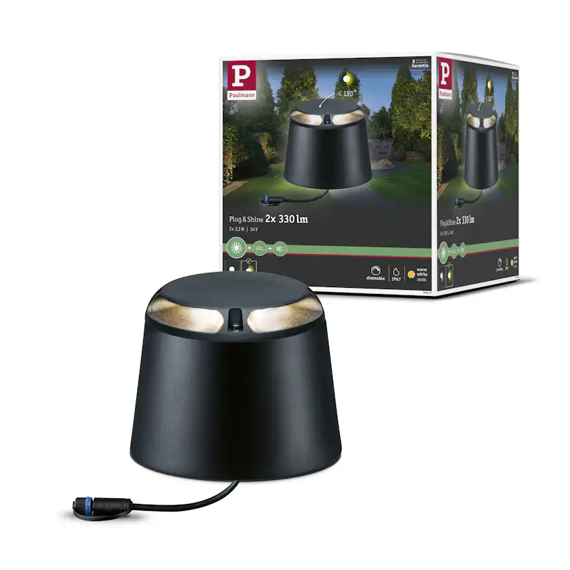 Markbelysning Paulmann Plug & Shine IP67 24V Diameter: 193 mm