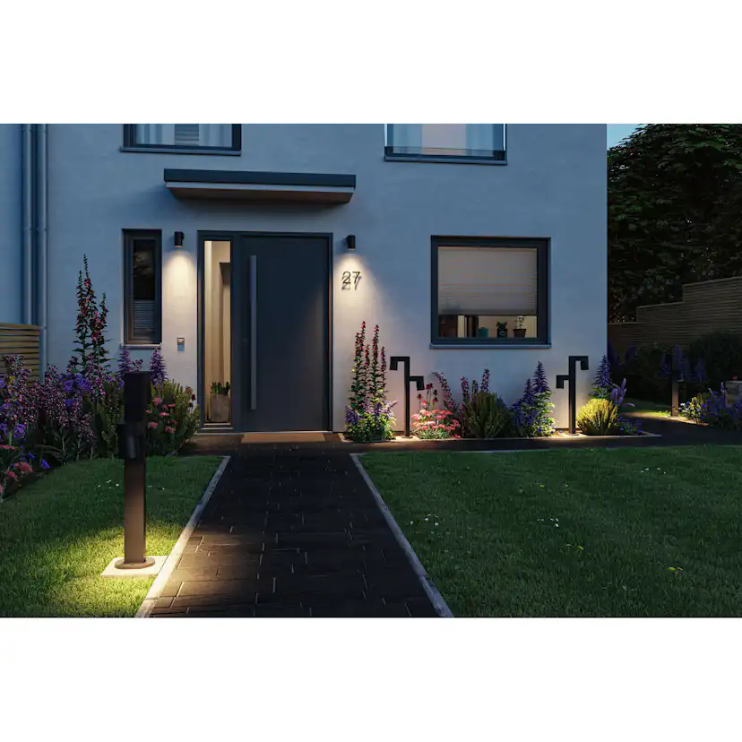 Pollare LED Paulmann Kimu Dubbel IP44 230V Ljus: Soft White