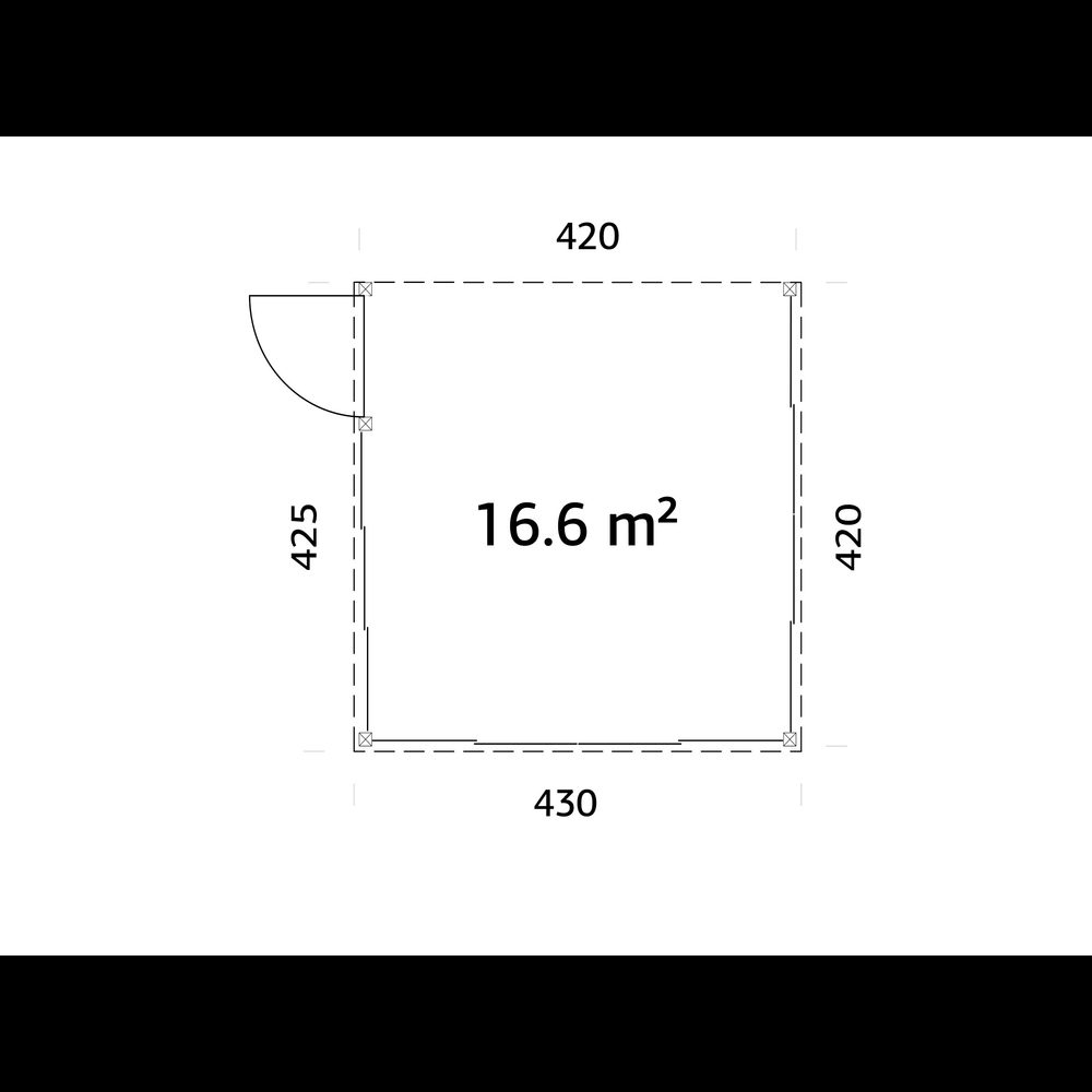 Uterum Palmako Lumi 17,6 m² (inv. 16,6 m²) Slide