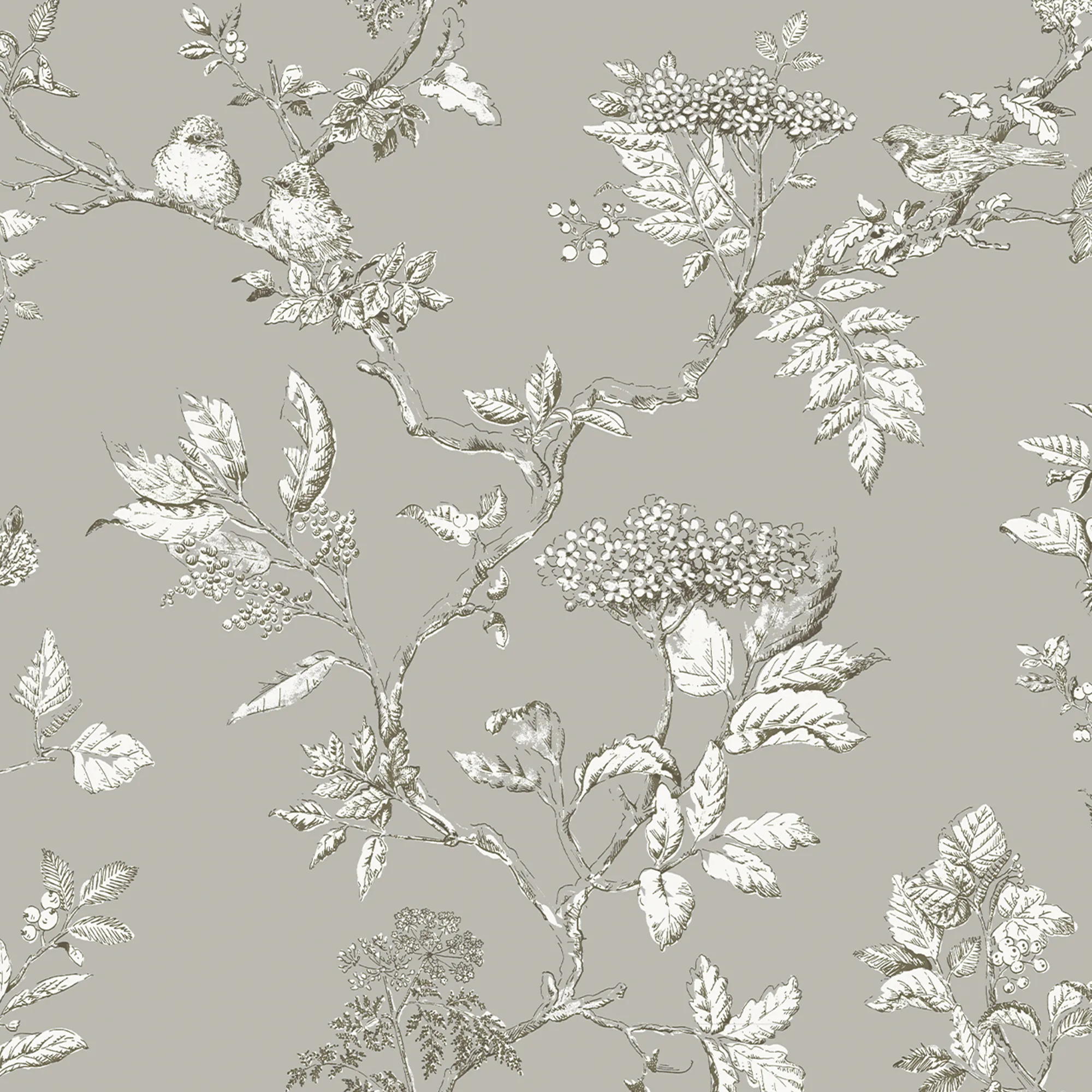 Tapet Laura Ashley Elderwood Steel