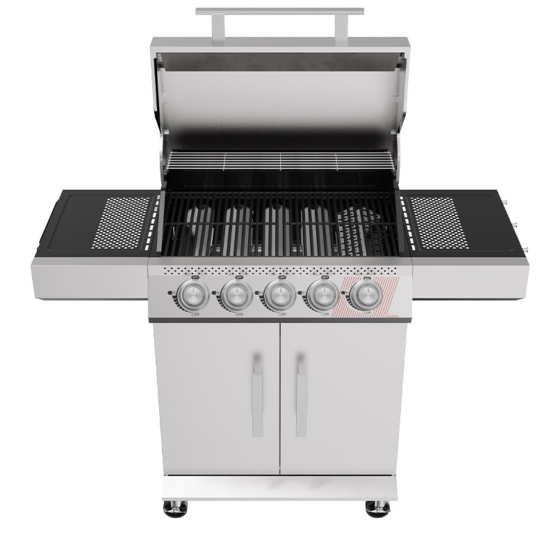 Gasolgrill Bluegaz Z50 Rostfritt Stål 4 Brännare & Sizzle Burner