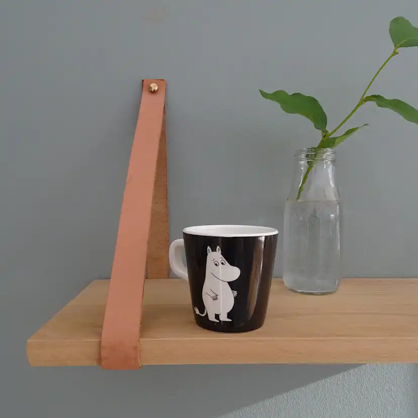 Barnmugg Rätt Start Mumin Med Handtag Vatten & Bad Svart