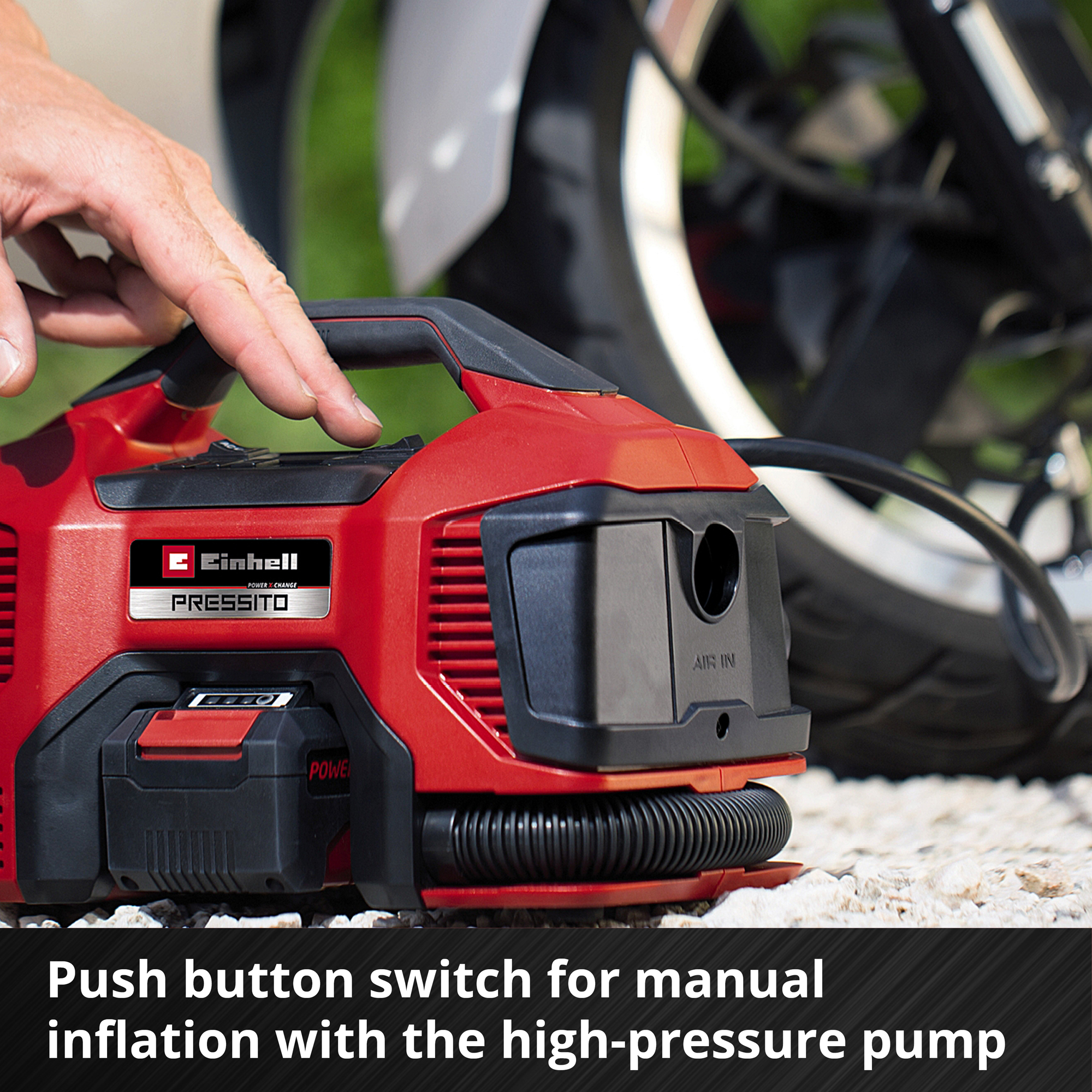 Kompressor Einhell Pressito 18V Utan Batteri & Laddare