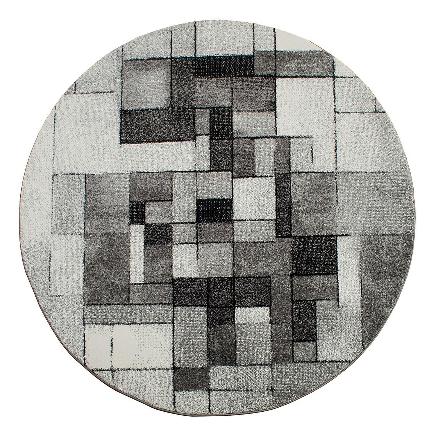 Friezematta KM Carpets London Abstrakt Rund