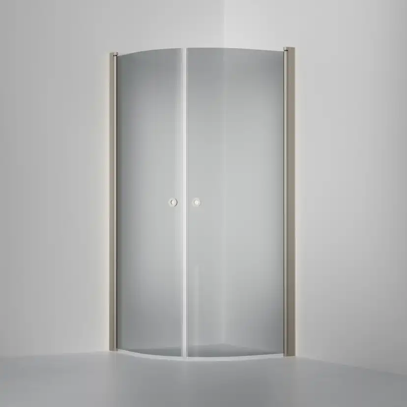 Duschvägg Linc Niagara 900x1000 mm, Gråtonat Glas, Stone